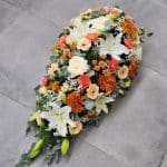 Raquette de fleur pour obsèques