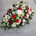 Raquette de fleur pour obsèques